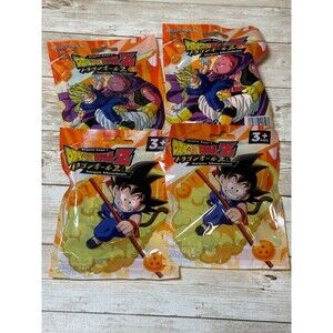 Set of 4 DragonBall Z Factory Sealed Blind Bags NEW